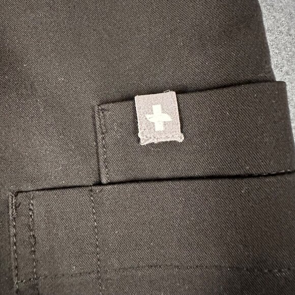 Figs Womens XS Technical Collection Scrub Cargo Pants Black Drawstring Pockets - Picture 5 of 16